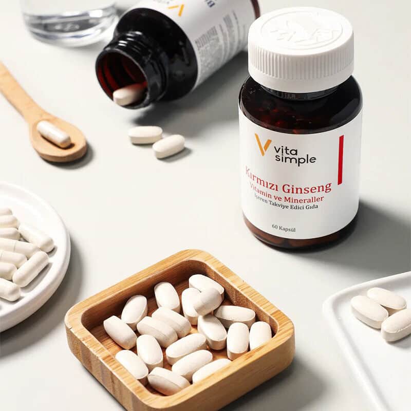 Vita Simple Red Ginseng Vitamin And Minerals Supplementary Food 60 capsules - 4