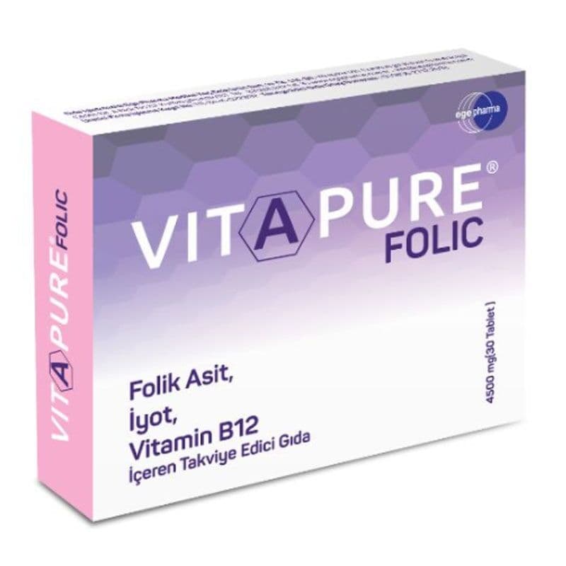 Vitapure Folic Supplementary Food 30 tablets