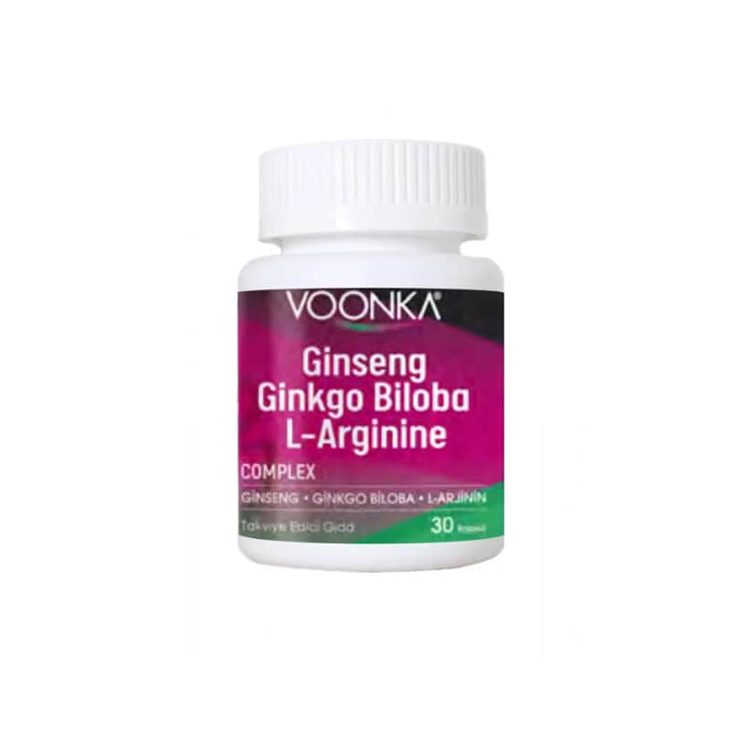 Voonka Ginseng Ginkgo Biloba l-arginine Complex 32 capsules - 1