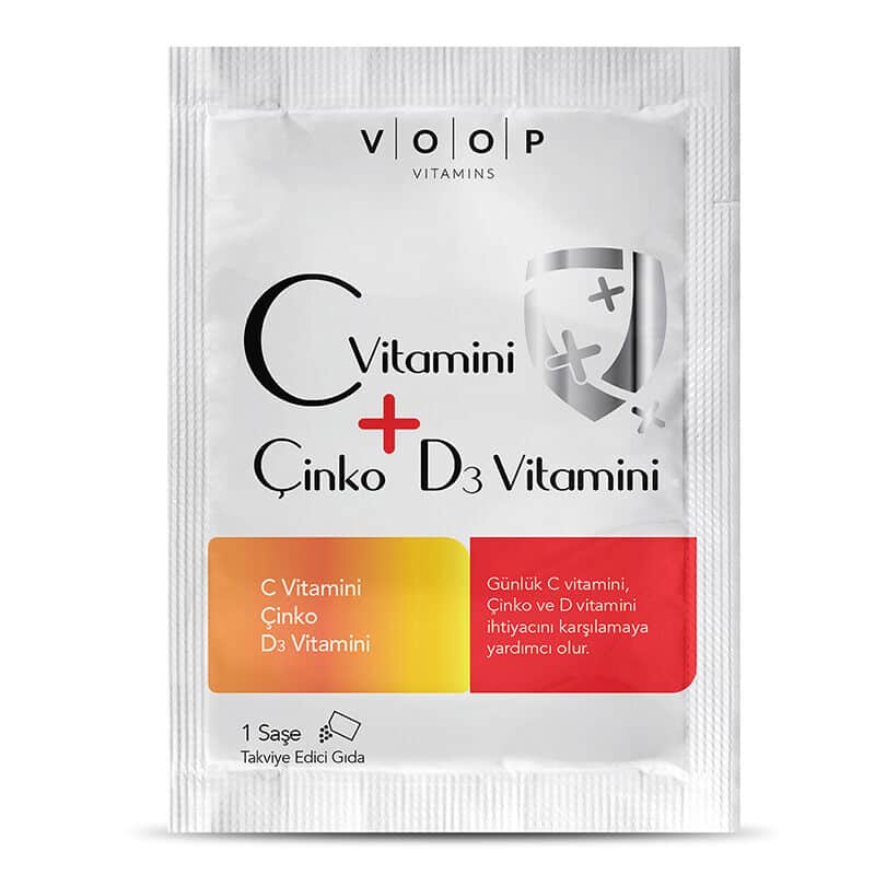 Voop Food Supplement Containing Vitamin C, Zinc And Vitamin D3 20 chassis - 2