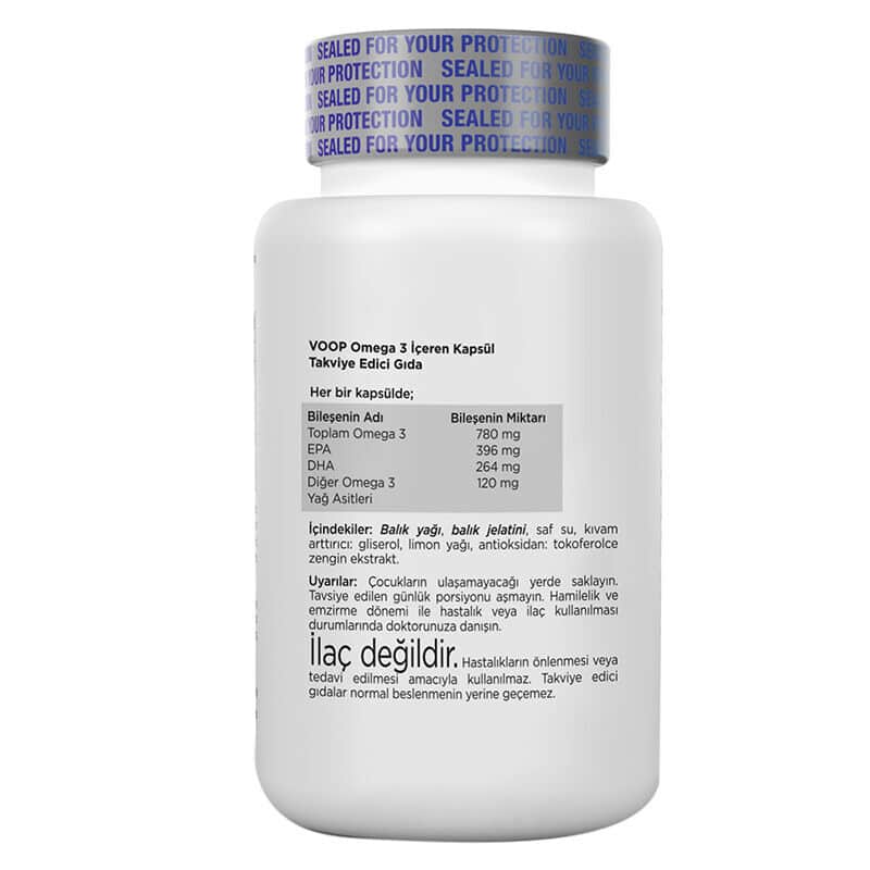 Food Supplement Containing Voop Omega 3 60 capsules - 2