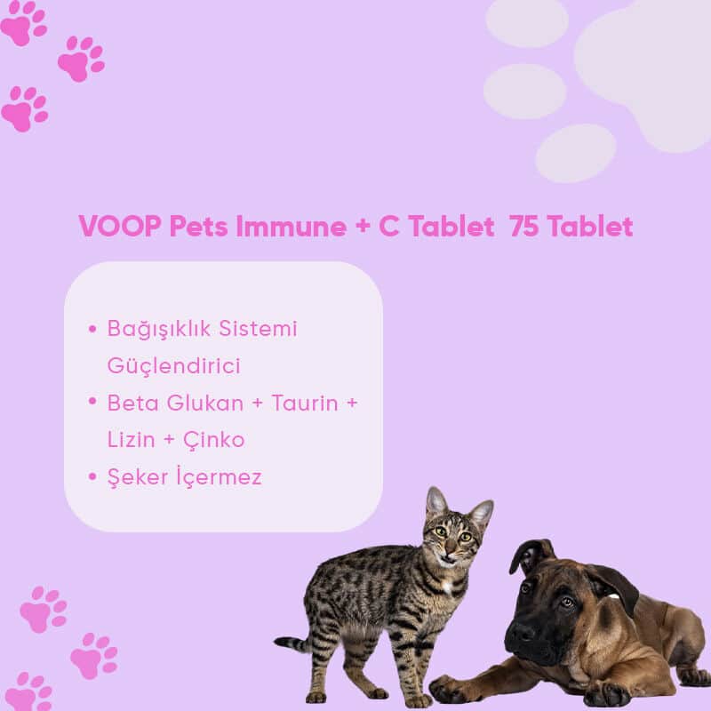 VOOP Immune Support Tablets for Cats & Dogs - 75 Count - 2