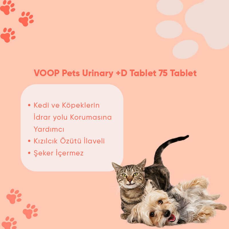 VOOP Urinary Support Tablets for Cats & Dogs - 75 Count - 2