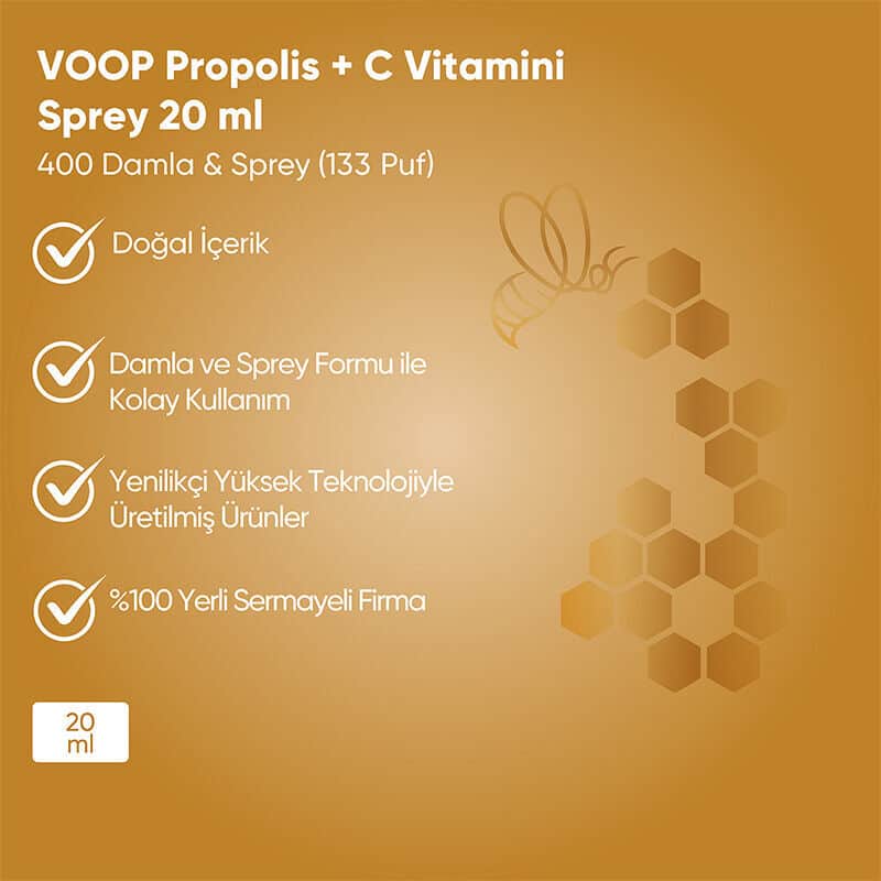 Food Supplement Containing Voop Propolis And Vitamin C 20 ml - 4