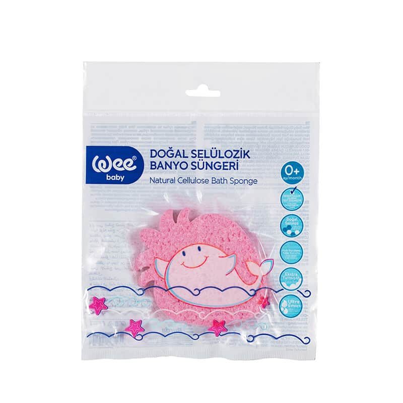 Wee Baby Natural Cellulosic Bath Sponge - 3