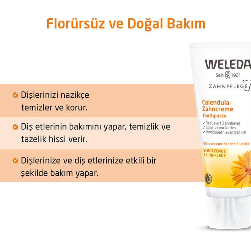 Weleda Calendula Extract Organic Toothpaste 75 ml - 3