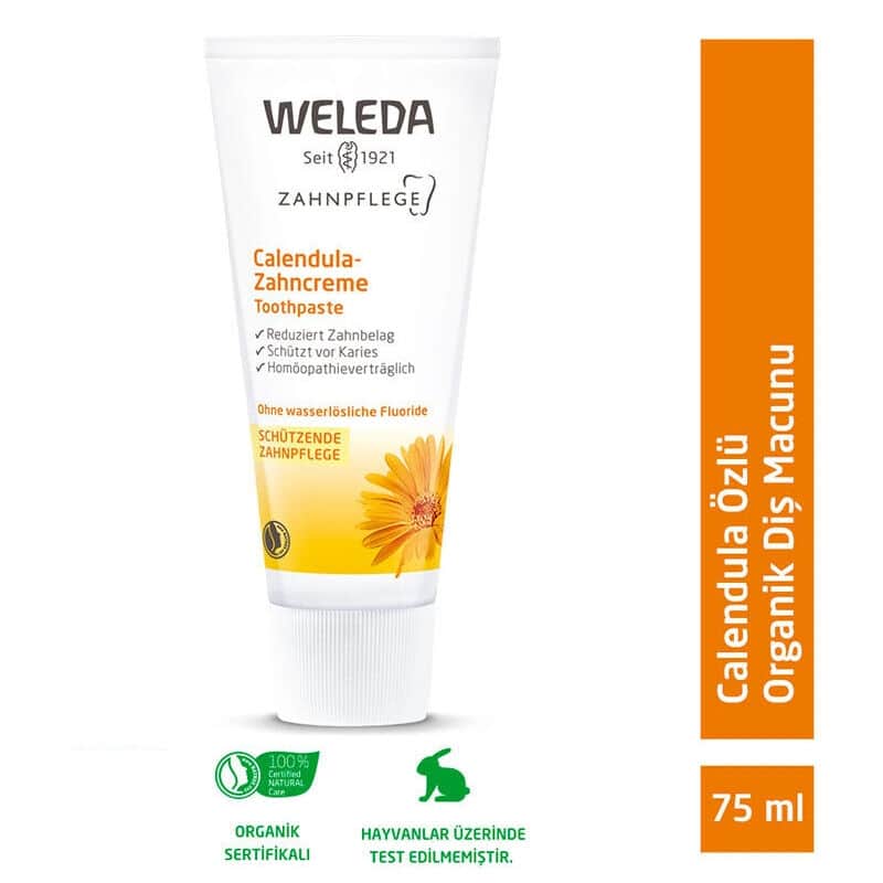 Weleda Calendula Extract Organic Toothpaste 75 ml - 2