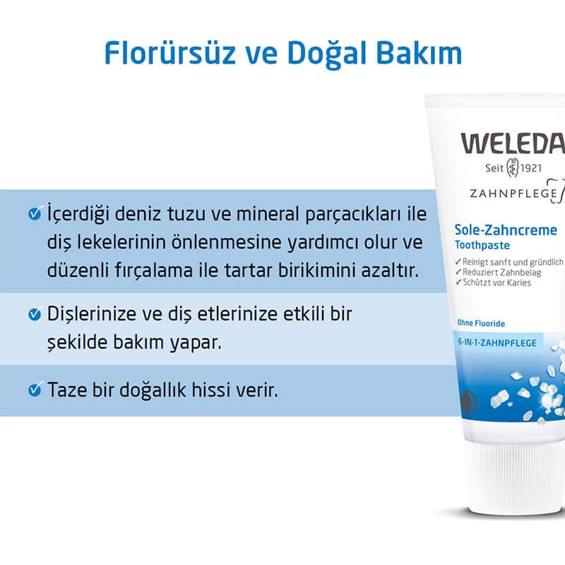 Weleda Sea Salt Mineral Organic Toothpaste 75 ml - 3