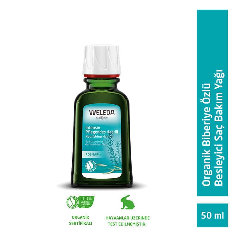 Weleda Organic Nourishing Hair Care Oil 50 ml - 2