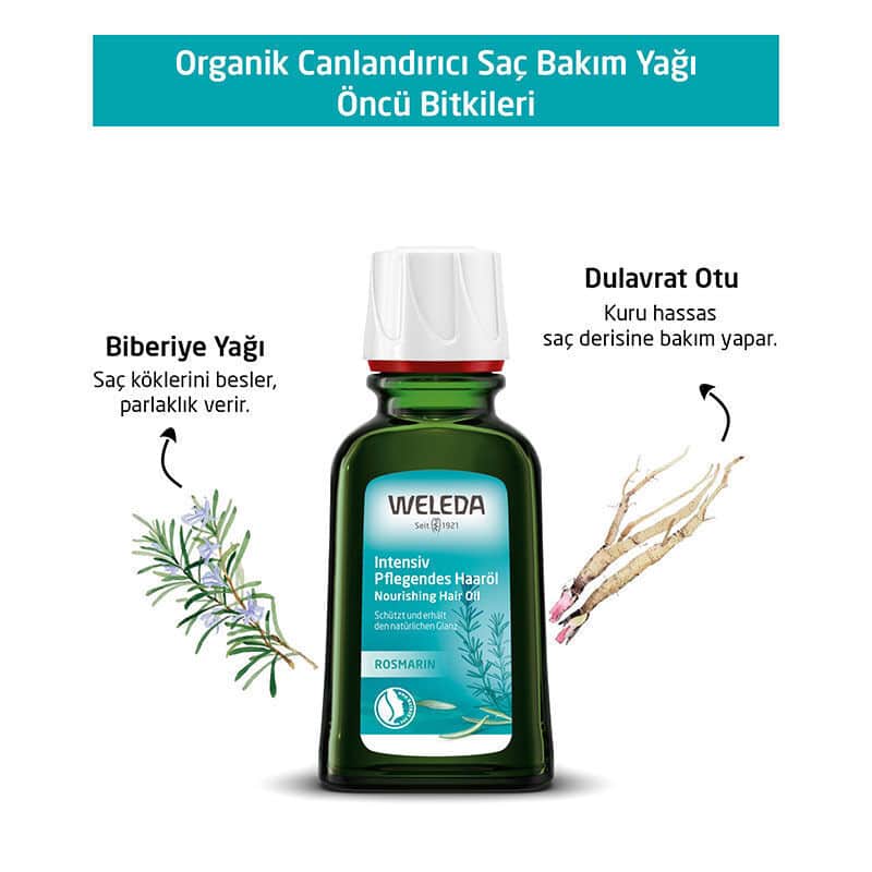 Weleda Organic Nourishing Hair Care Oil 50 ml - 4