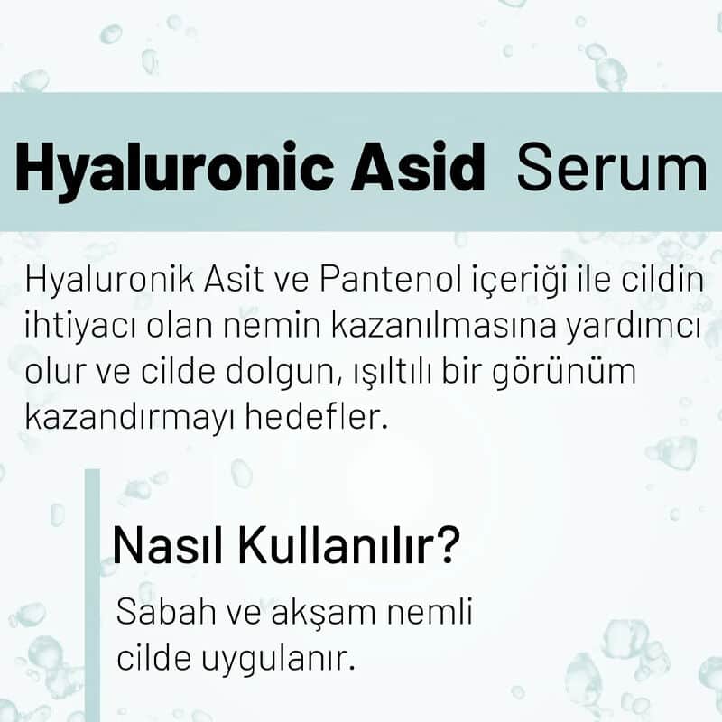 Wiwify Intensive Moisturizing Hyaluronic Acid Skin Care Serum 30 ml - 4