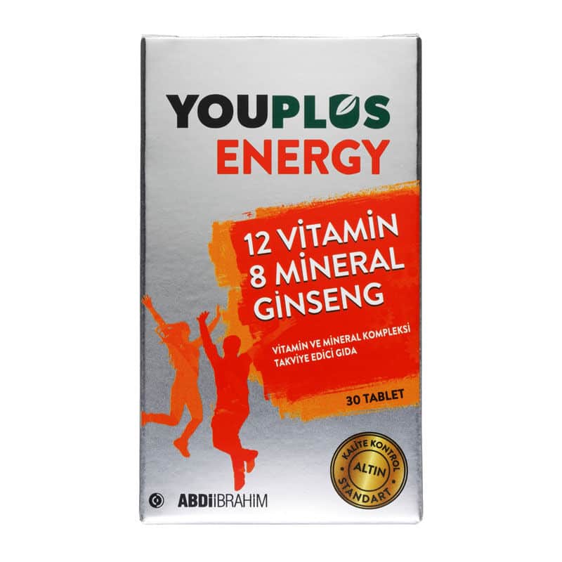 Youplus Energy Vitamin And Mineral Complex 30 tablets - 1