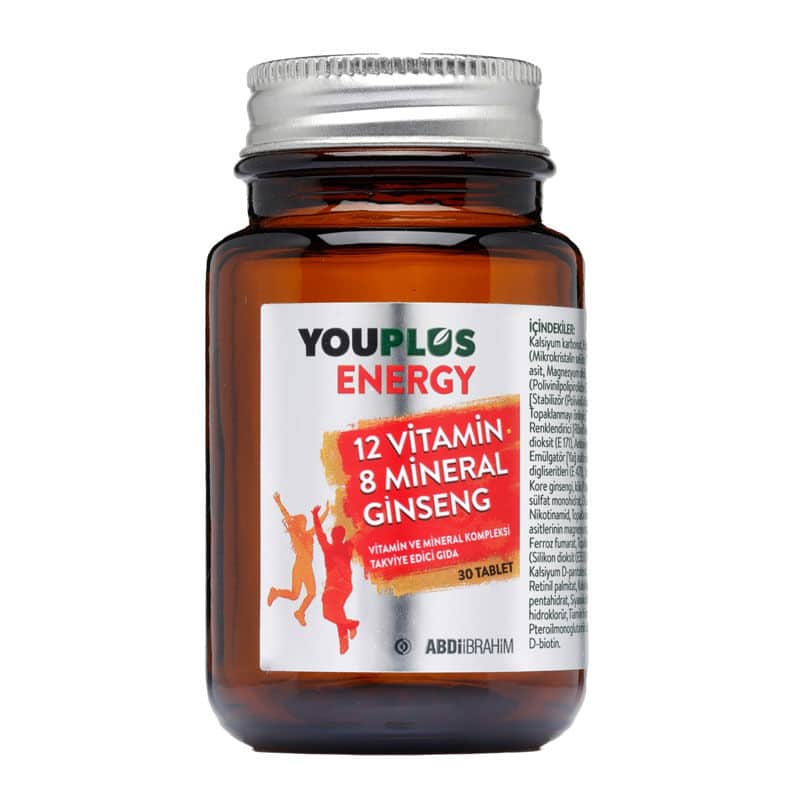 Youplus Energy Vitamin And Mineral Complex 30 tablets - 2