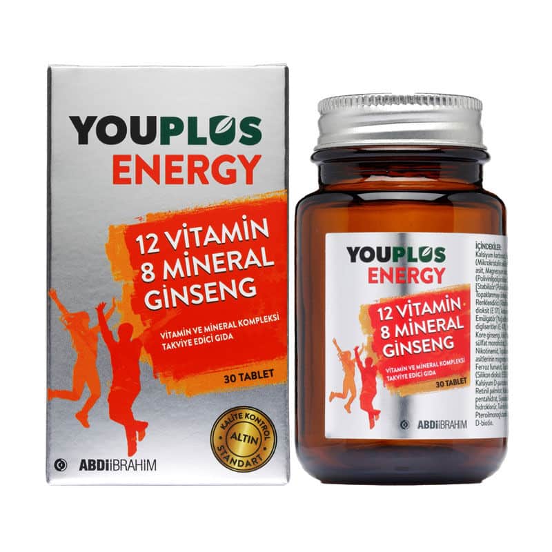 Youplus Energy Vitamin And Mineral Complex 30 tablets - 3