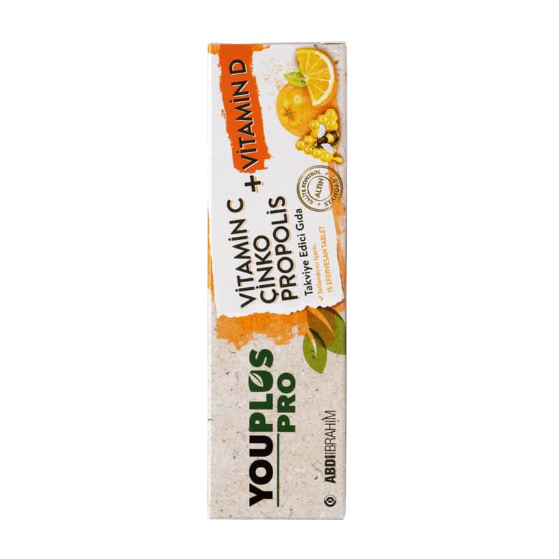 Youplus Pro Vitamin C Zinc Propolis Supplementary Food 15 tablets - 1