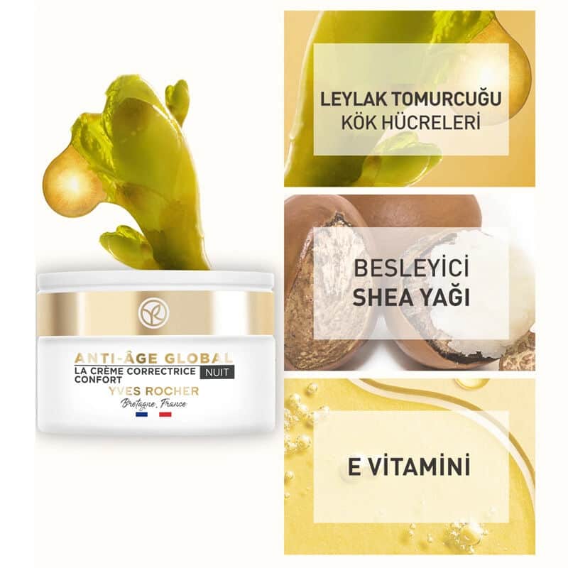 Yves Rocher Anti-age Global Night Cream 50 ml - 3