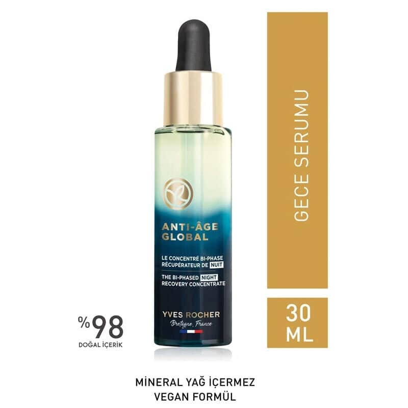 Yves Rocher Anti-age Global Dual Phase Night Serum 30 ml - 2