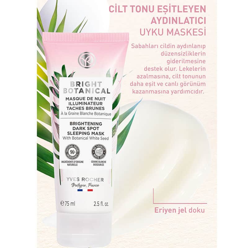 Yves Rocher Bright Botanical Anti-spot Brightening Sleeping Mask 75 ml - 4