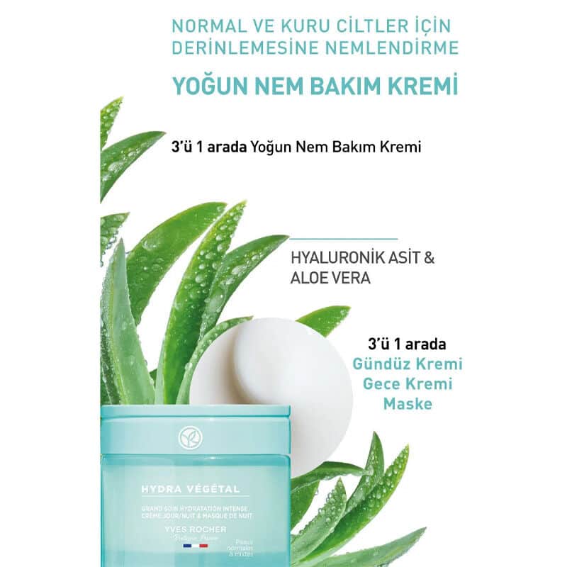 Yves Rocher Intensive Moisture Care Cream For Normal And Dry Skin 75 ml - 3