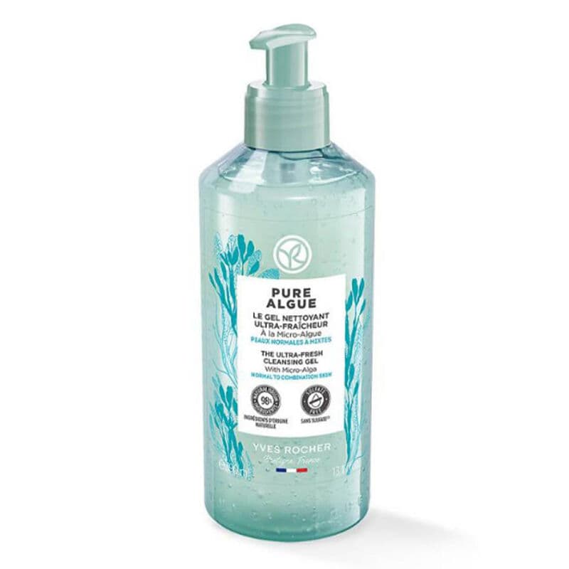 Yves Rocher Pure Algue Moisturizing And Refreshing Face Wash Gel 390 ml