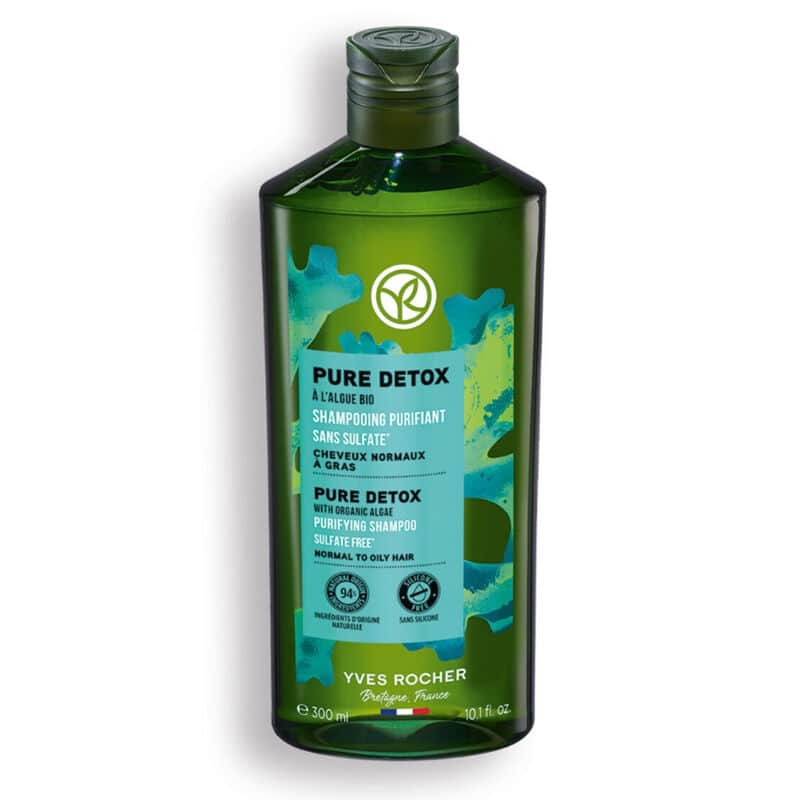 Yves Rocher Pure Detox Purifying Shampoo For Oily Hair 300 ml - 1