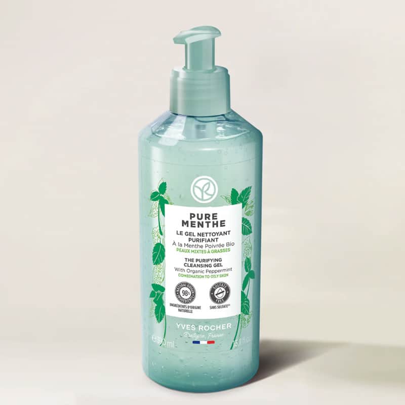 Yves Rocher Pure Menthe Pore Purifying Face Wash Gel 390 ml - 3