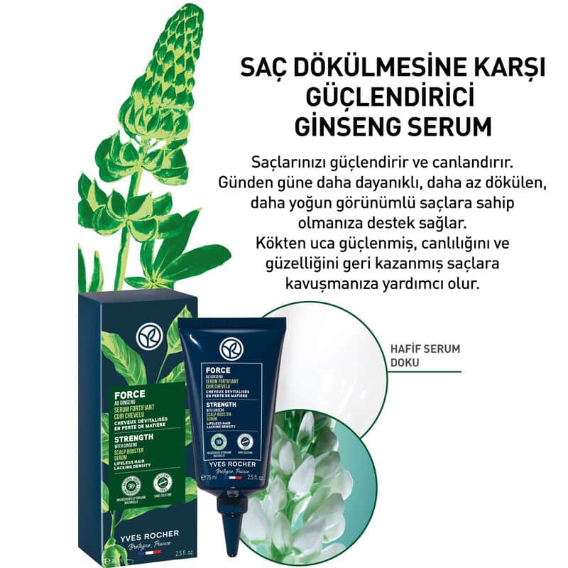 Yves Rocher Anti Hair Loss Ginseng Serum 75 ml - 3