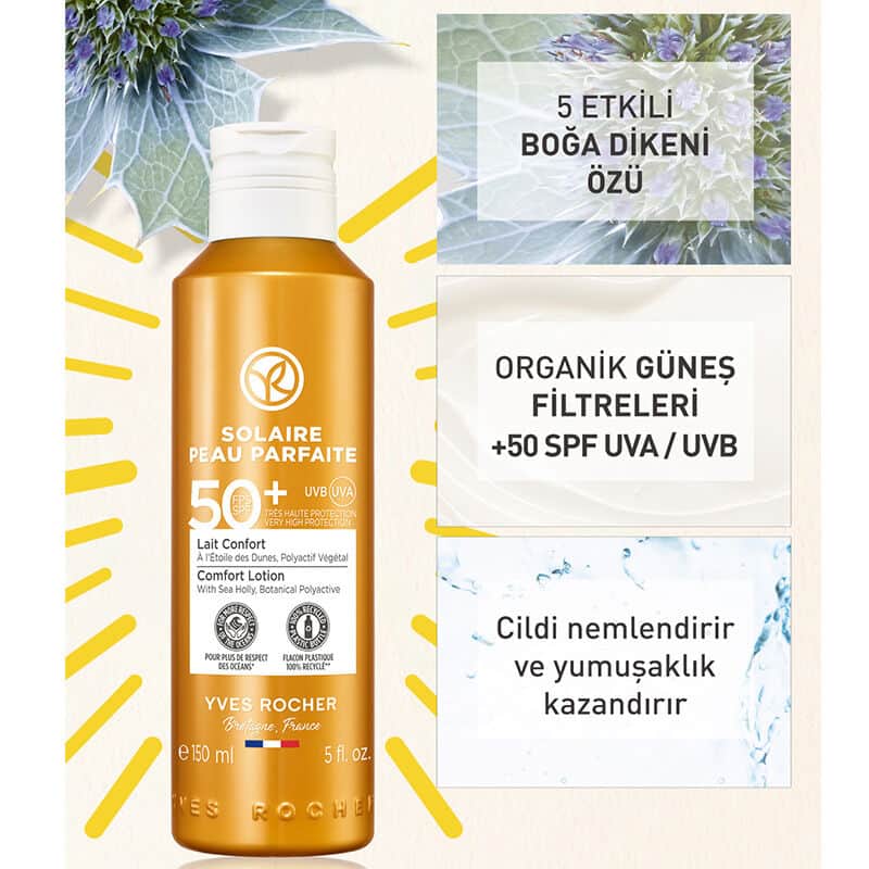 Yves Rocher Solaire Peau Parfaite Spf 50+ Sun Protection Milk 150 ml - 3