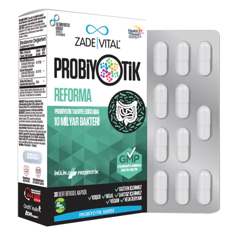 Zade Vital Probiotic Reforma 30 herbal Capsules - 1