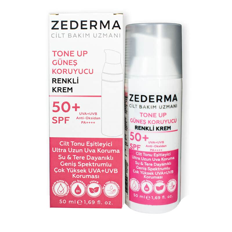Zederma Tone Up Spf 50 sunscreen Tinted Cream 50 ml - 1