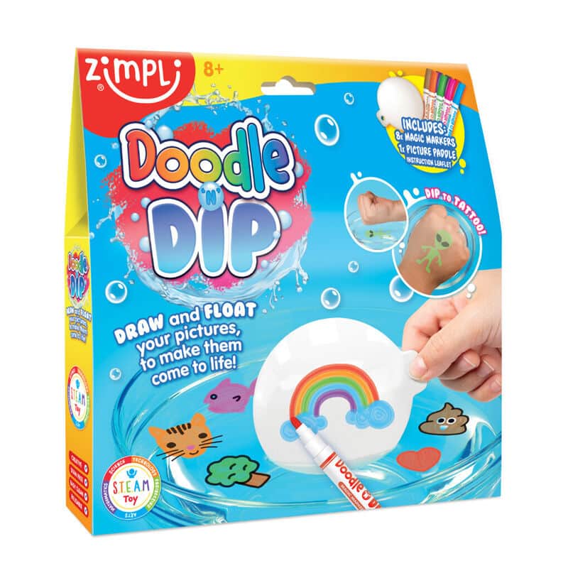 Zimpli Kids Doodle Dip Floating Tattoo Set - 1