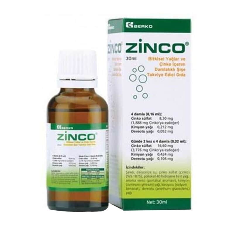 Zinco Vegetable Oils And Zinc-containing Food Supplement 30 ml - 1