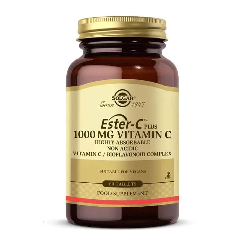Solgar Ester-c Plus 1000 mg 60 capsules