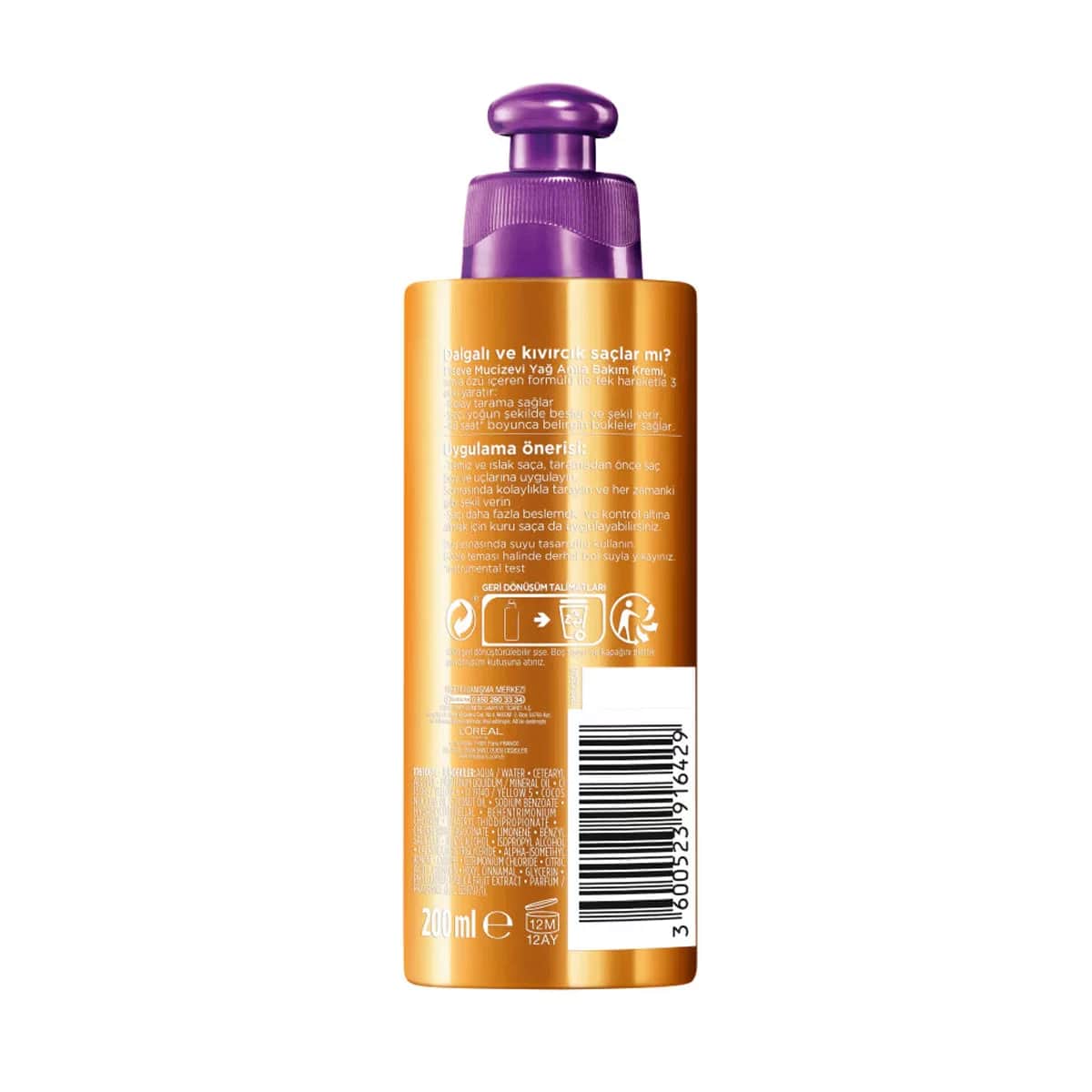L'Oréal Paris Elseve Amla Curl Defining Hair Care Cream 200 ml