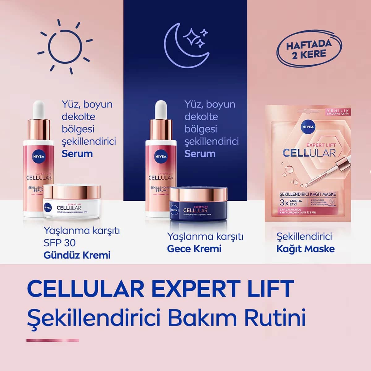 Nivea Cellular Extra Lift Paper Mask 1 pcs