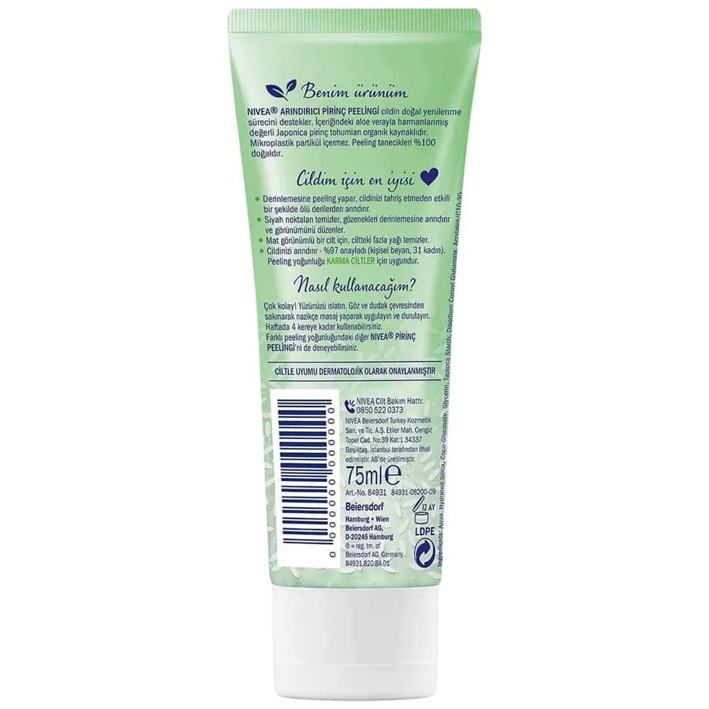 Nivea Purifying Rice Scrub 75 ml