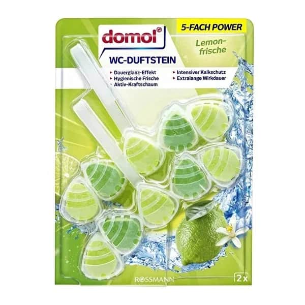 Domol WC Fragrance Toilet Block Lemon Freshness 110 gr