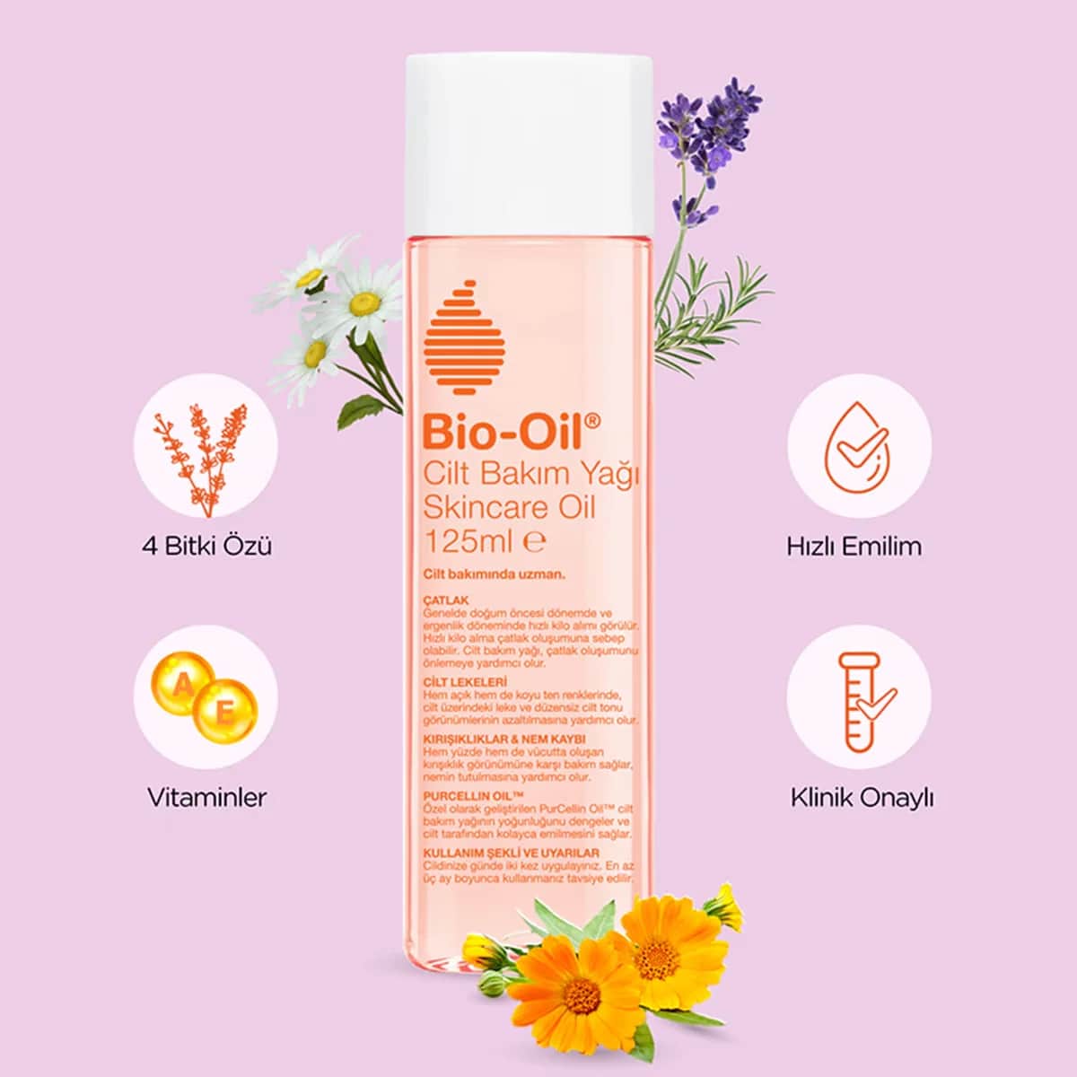 Bio-Oil 125ml Skin Care Oil for Stretch Marks & Blemishes