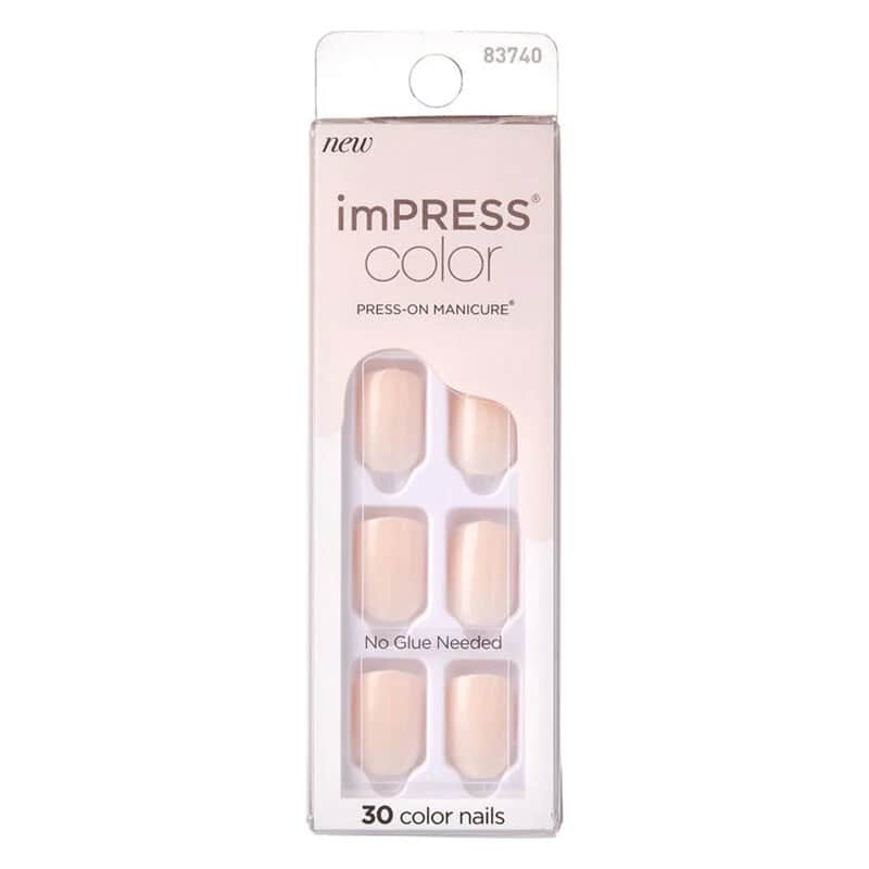 Impress Color Self Adhesive False Nails Short - 83740
