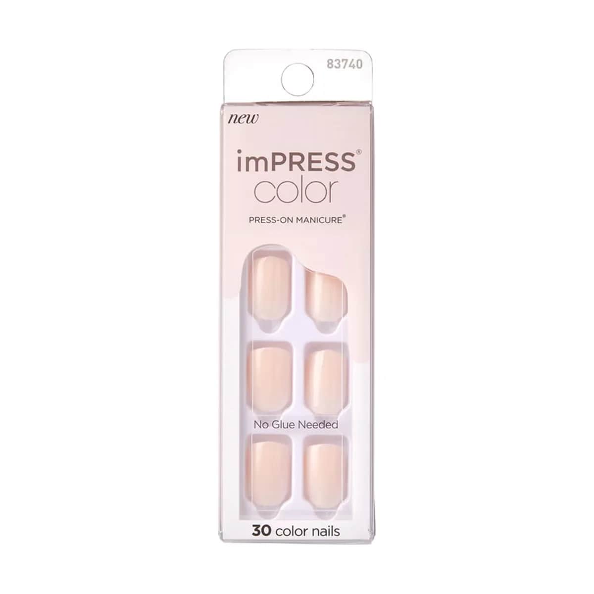 Impress Color Self Adhesive False Nails Short - 83740