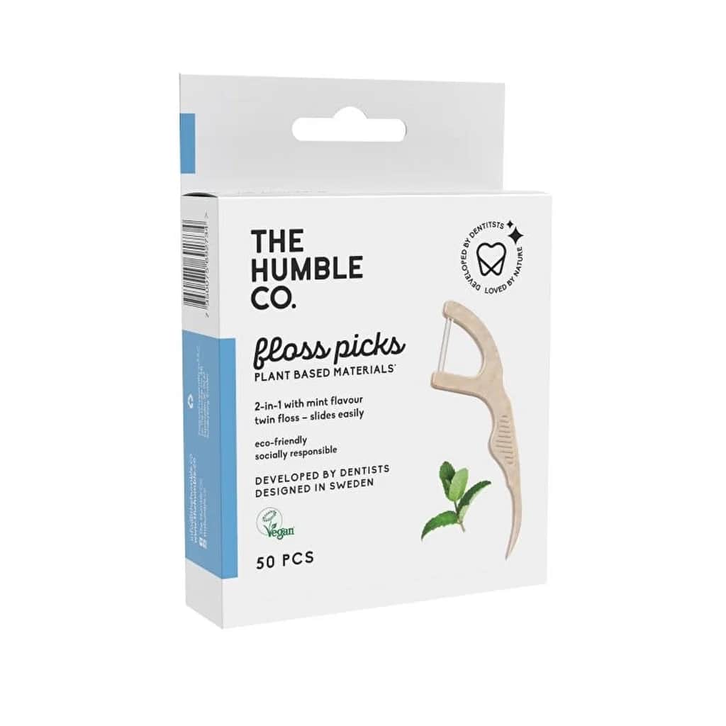 The Humble Co Mint Flavor Dental Floss 50 pcs