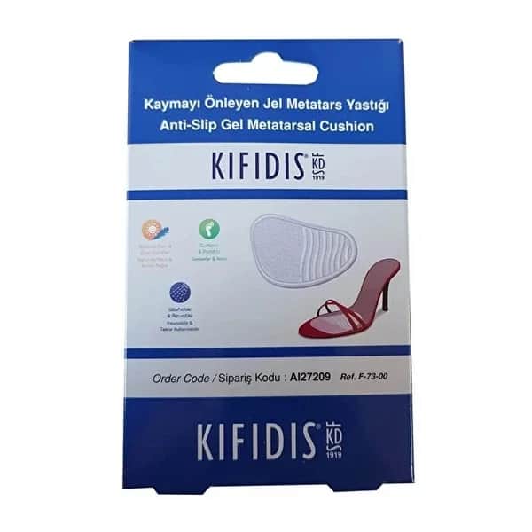 Kifidis Non-Slip Silicone Gel Metatarsal Pad 1 pair