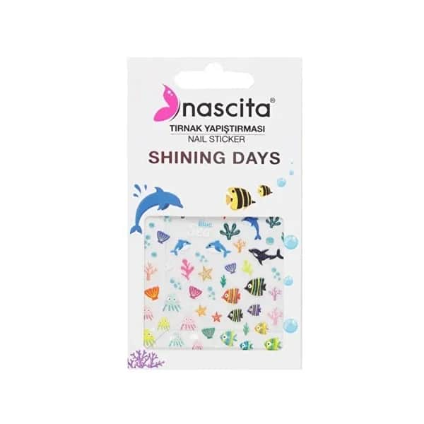 Nascita Nail Sticker Blue Sea 1 pcs