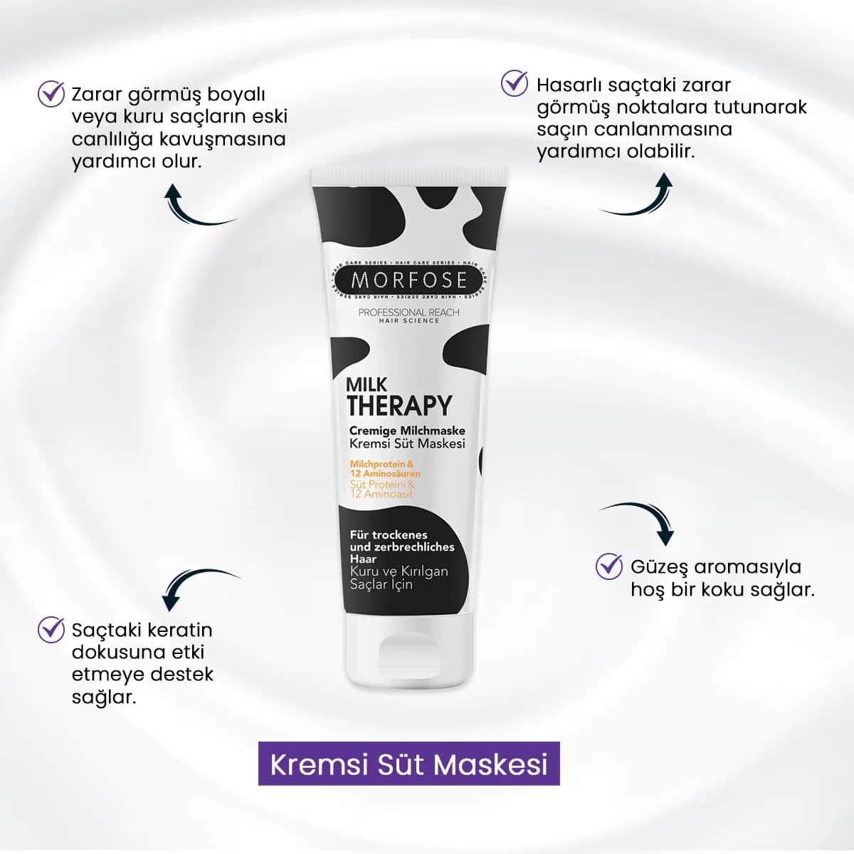 Morfose Hair Mask Milk Therapy 75 ml