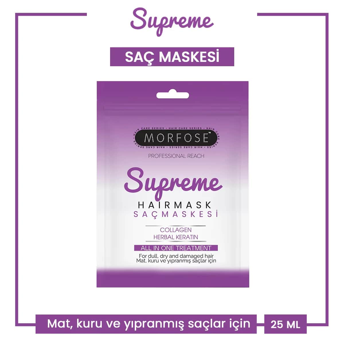 Morfose Supreme Hair Mask Travel Size 25 ml