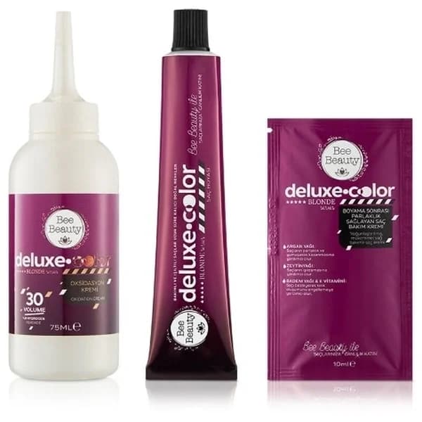 Bee Beauty Deluxe Color Kit Hair Color 10.1 ashy Light Blonde