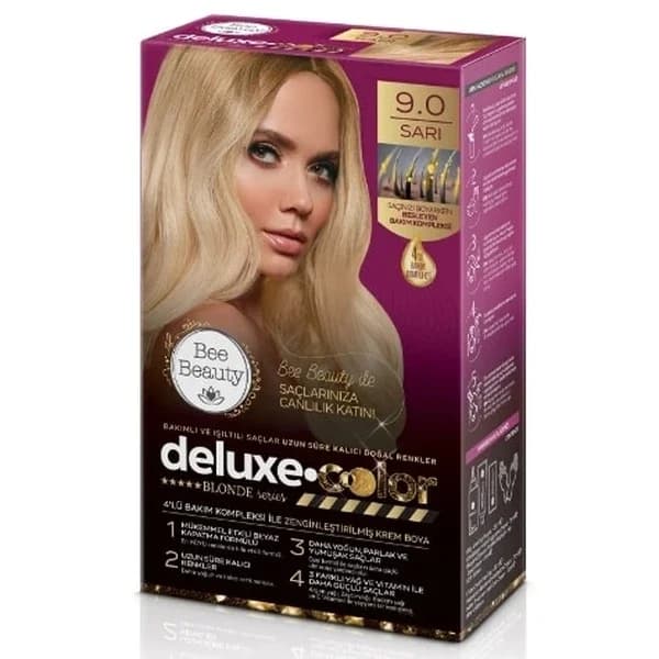 Bee Beauty Deluxe Color Kit Hair Color 9.0 yellow