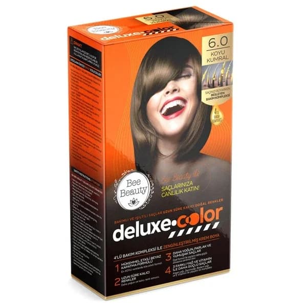 Bee Beauty Deluxe Color Kit Hair Dye 6.0 dark Auburn
