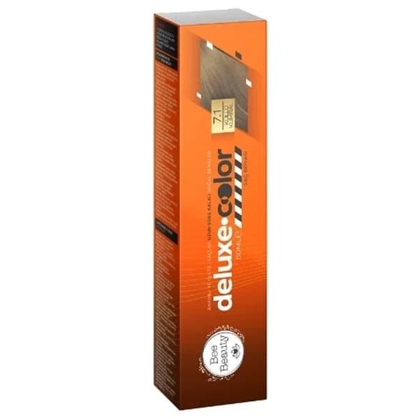 Bee Beauty Deluxe Color Tube Hair Color 7.1 ash Brown