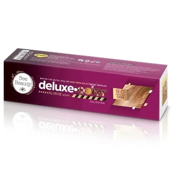 Bee Beauty Deluxe Color Tube Hair Color 9.0 yellow